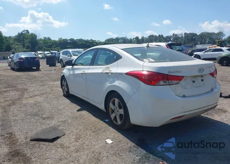 2011 Hyundai Elantra Gls из США, поврежденный, VIN 5NPDH4AE5BH019516